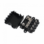 200A 12V/24V/48V fuse holder for 1 x MEGA and 4 x MIDI fuses 