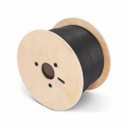 500m drum of 10.0mm² tinned copper black solar PV cable IEC 62930, H1Z2Z2-K and TUV certified