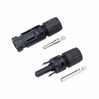 Pair of MC4 cable connectors / plugs for solar panels, extension leads or photovoltaic systems